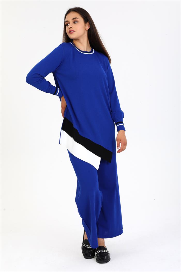 NLW Asymmetric Tunic Sax Blue