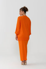 NLW Pencil Skirt Orange