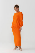 NLW Pencil Skirt Orange