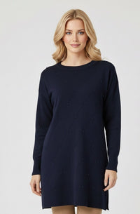 MRKS Balmain Knitted Tunic Navy Blue