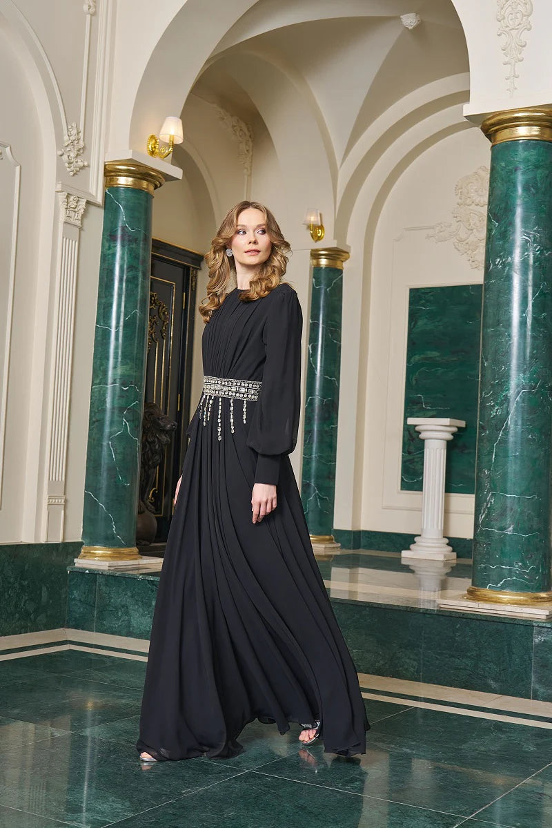 J&S Husna Dress Black