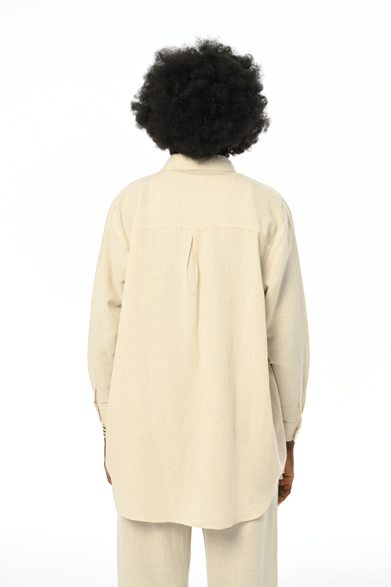 O&N Flinda Shirt Naturel