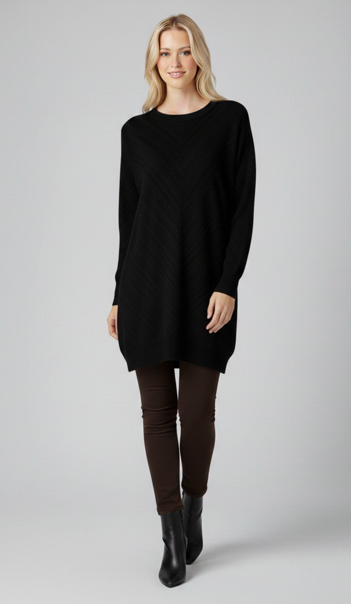 DNR Subaru Knitted Tunic Black