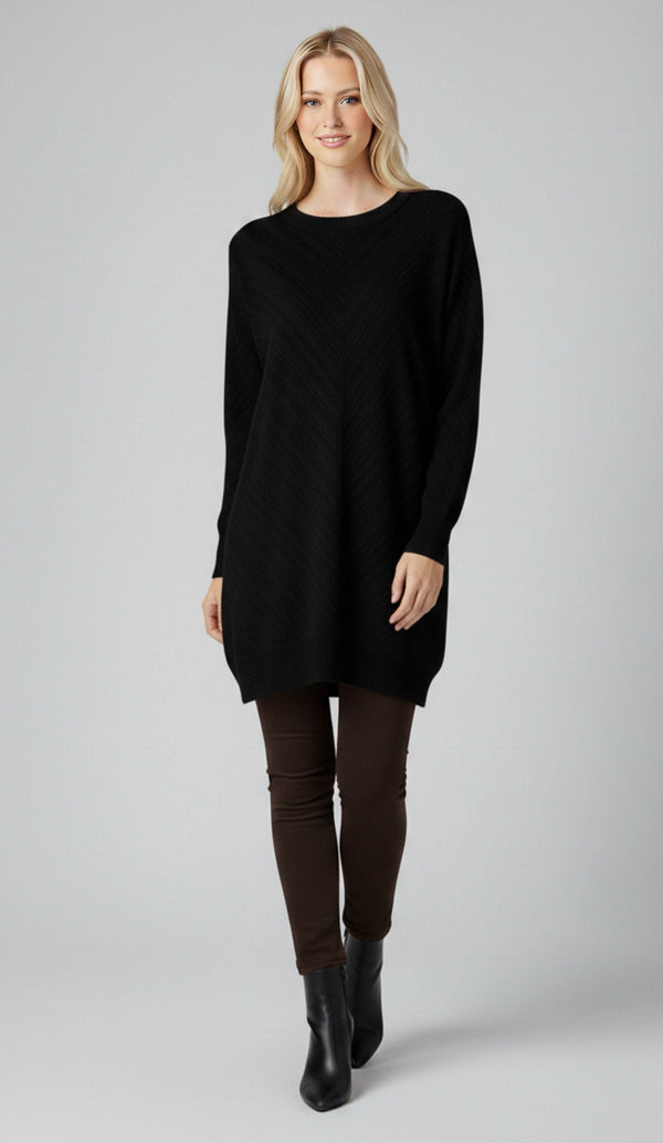 DNR Subaru Knitted Tunic Black