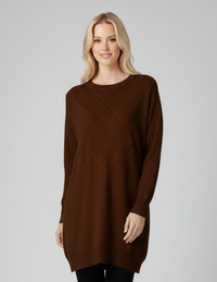 DNR Subaru Knitted Tunic Brown