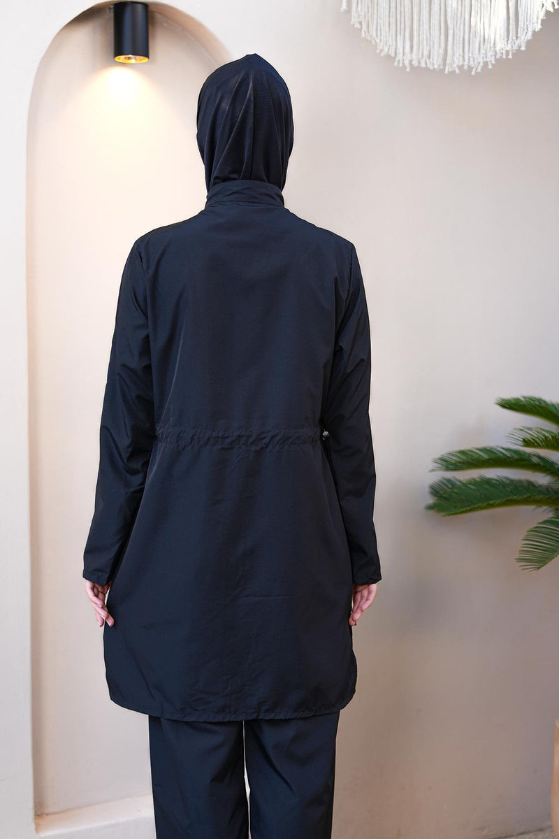 SX Full Cover Swimsuit Black