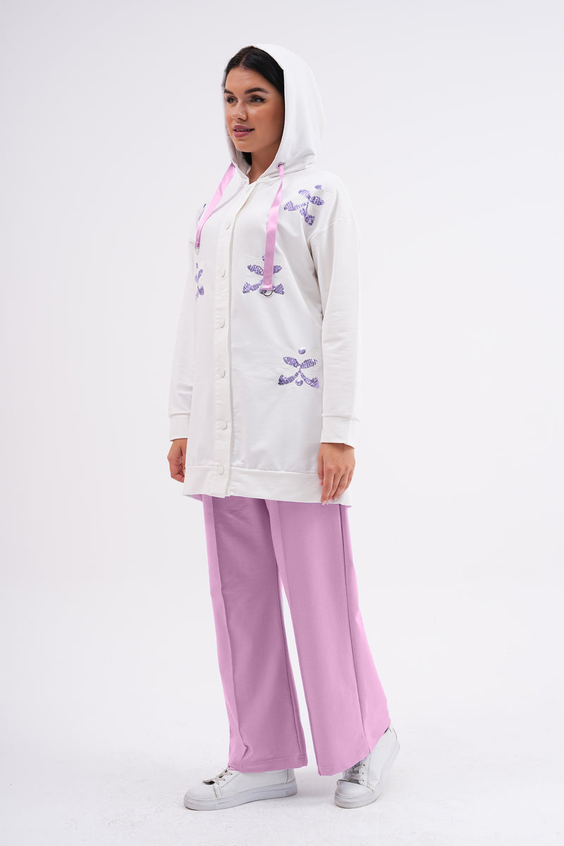 SCL Butterfly Tracksuit Lavender