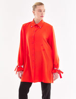 VV Rhinestone Dtld Tunic Coral