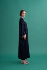 ETC Aurelia Bat Arm Dress Navy Blue