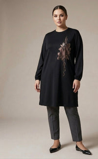 SDR Imran Cotton Tunic Black