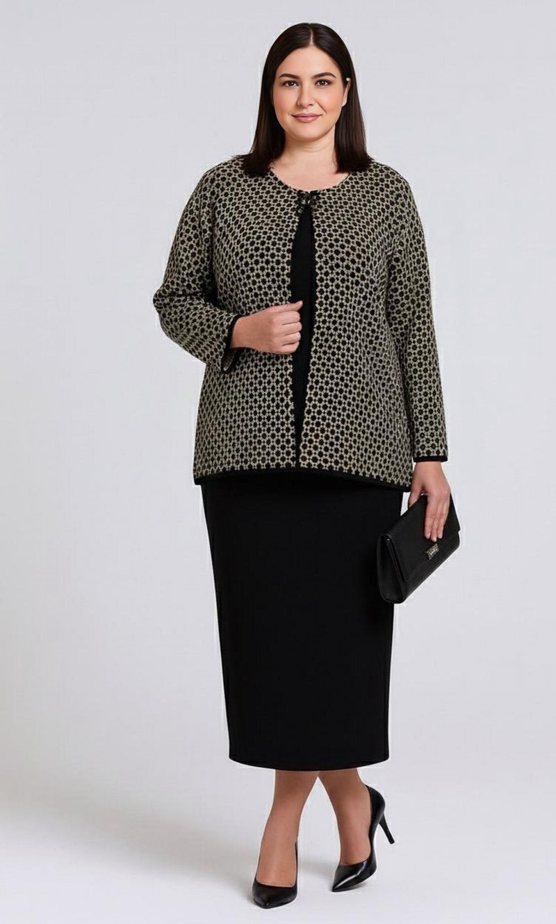 GRK Mom’s 2 Pc Sweater Set Black