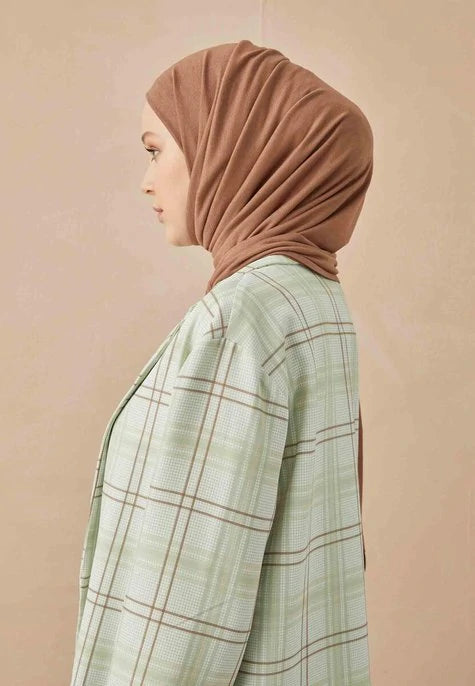 Fresh Scarf Jersey Shawl Hazelnut