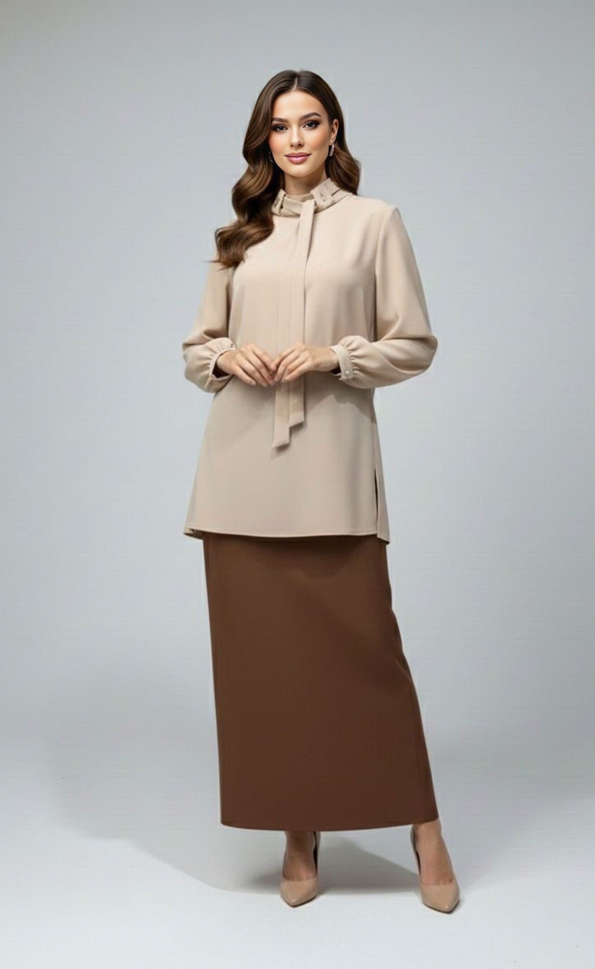 ARM Blouse Beige