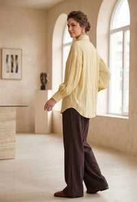ALMARWAH Mara 2 Pc Set Yellow&Brown