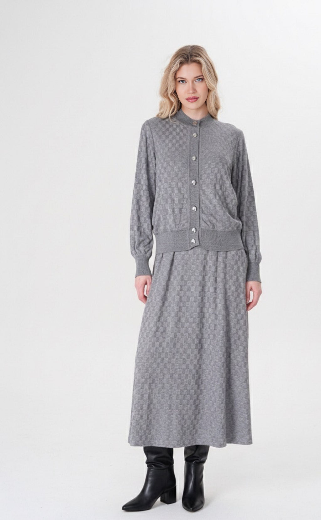 A&W Bobbie Dress Set Gray