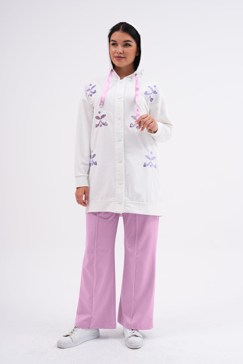 SCL Butterfly Tracksuit Lavender