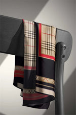 Vissona 50781 Printed Silk Scarf Red