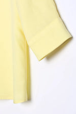 All Flower Collar Shirt Light Yellow