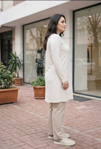 SR Semra Long Sleeve Inner Tunic Off White
