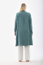 F&G 1310 Qupra Silk Tunic Green