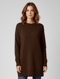 STR Belisa Knitted Tunic Brown