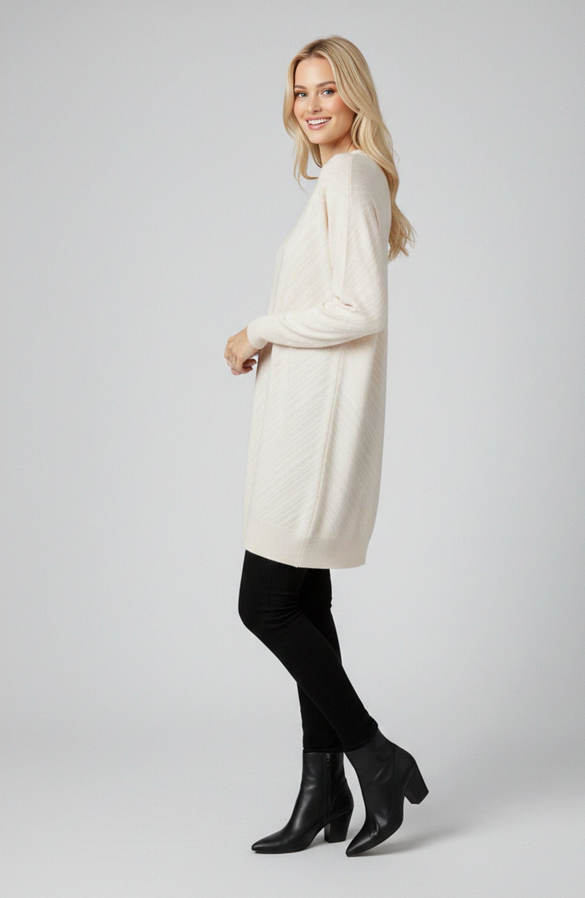 DNR Subaru Knitted Tunic Cream