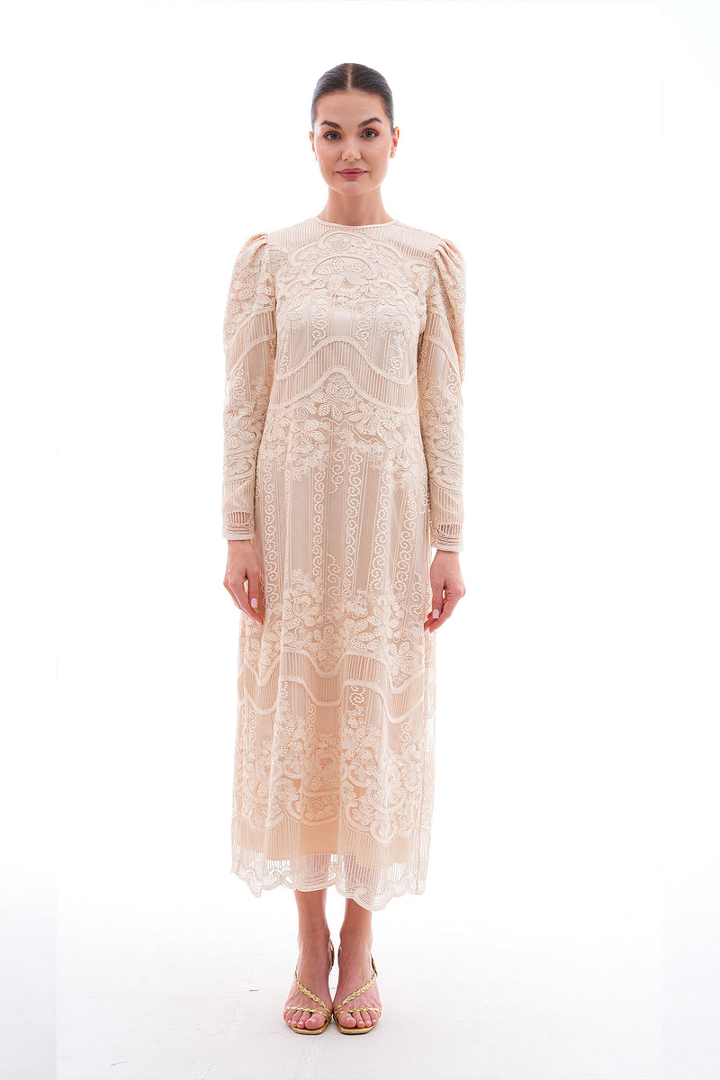 SC Teresa Lace Dress Cream