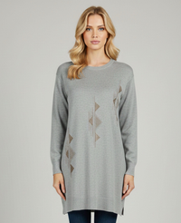 DNR Escape Knitted Tunic Gray