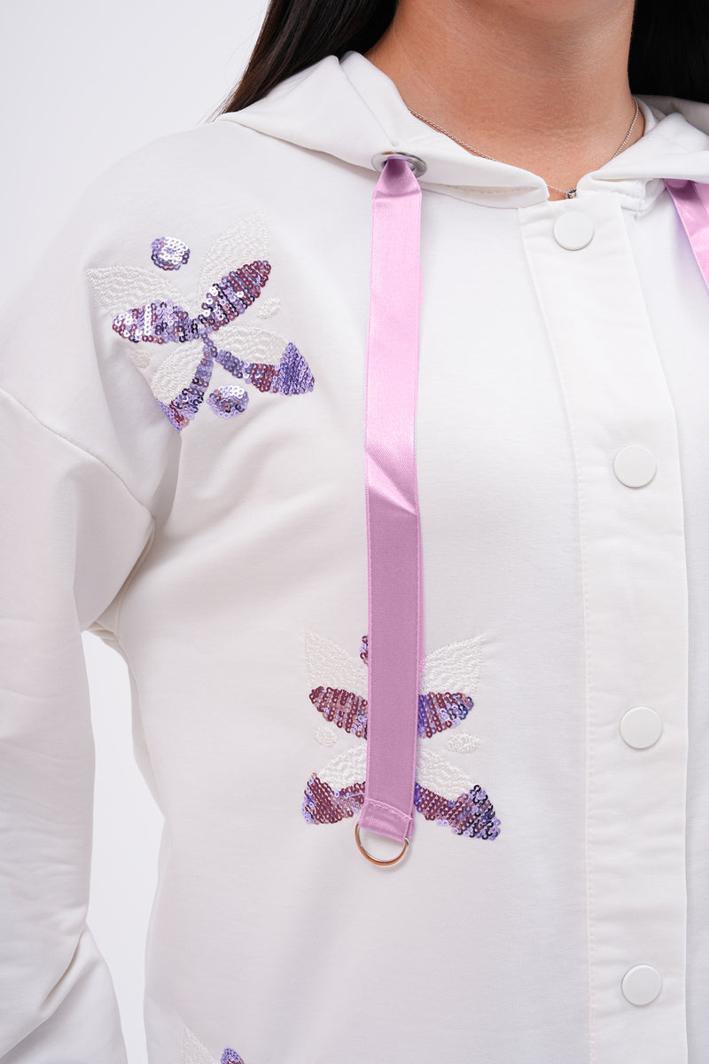 SCL Butterfly Tracksuit Lavender