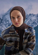 Fresh Scarf Jersey Shawl Cocoa