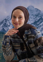 Fresh Scarf Jersey Shawl Cocoa