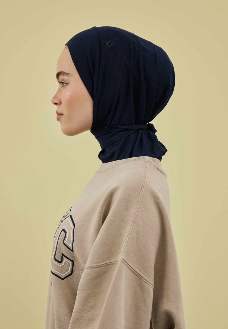 Fresh Scarfs Athletic Hijab Navy Blue