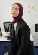 Fresh Scarfs Athletic Hijab Burgundy