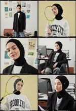 Fresh Scarfs Athletic Hijab Black