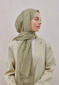 Fresh Scarf Bamboo Shawl Nile Green