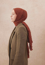 Fresh Scarf Voile Crash Copper Shawl