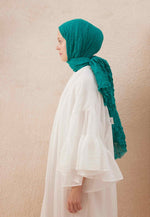 Fresh Scarf Voile Crash Green Foam Shawl