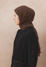 Fresh Scarf Voile Crash Kakao Shawl