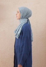 Fresh Scarf Voile Crash Sky Blue Shawl