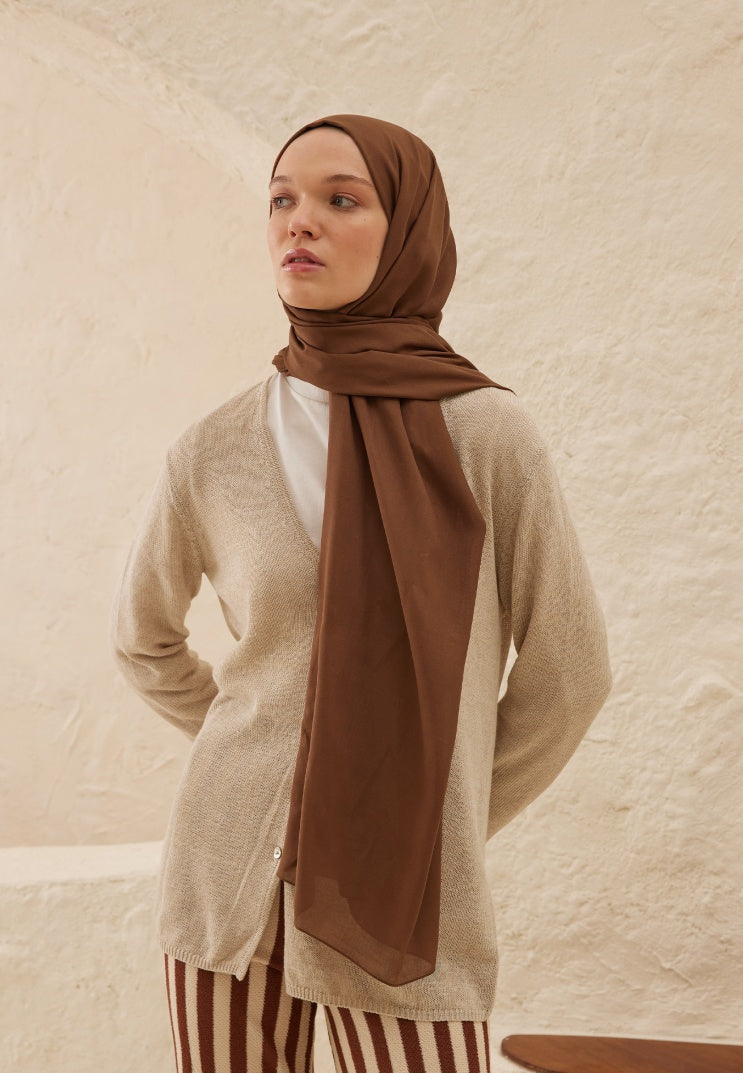 Fresh Scarf Rami Viscose Shawl Three Bark