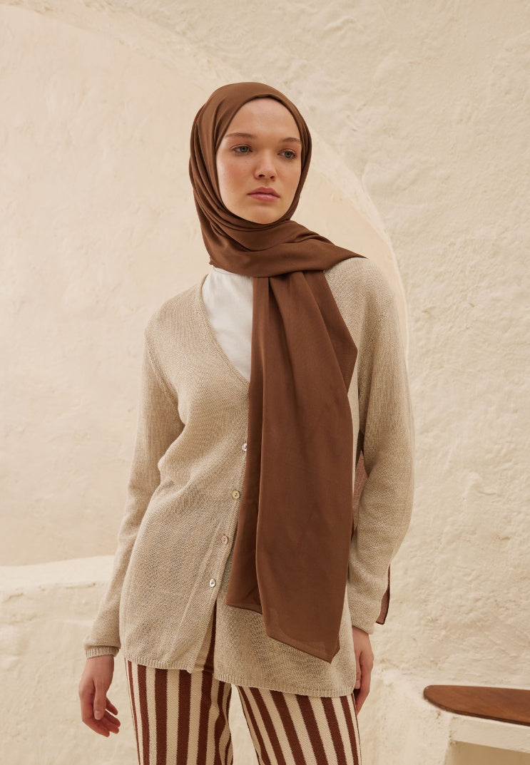 Fresh Scarf Rami Viscose Shawl Three Bark