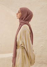 Fresh Scarf Rami Viscose Shawl Vıntage Rose