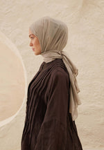 Fresh Scarf Rami Viscose Shawl Warm Grey
