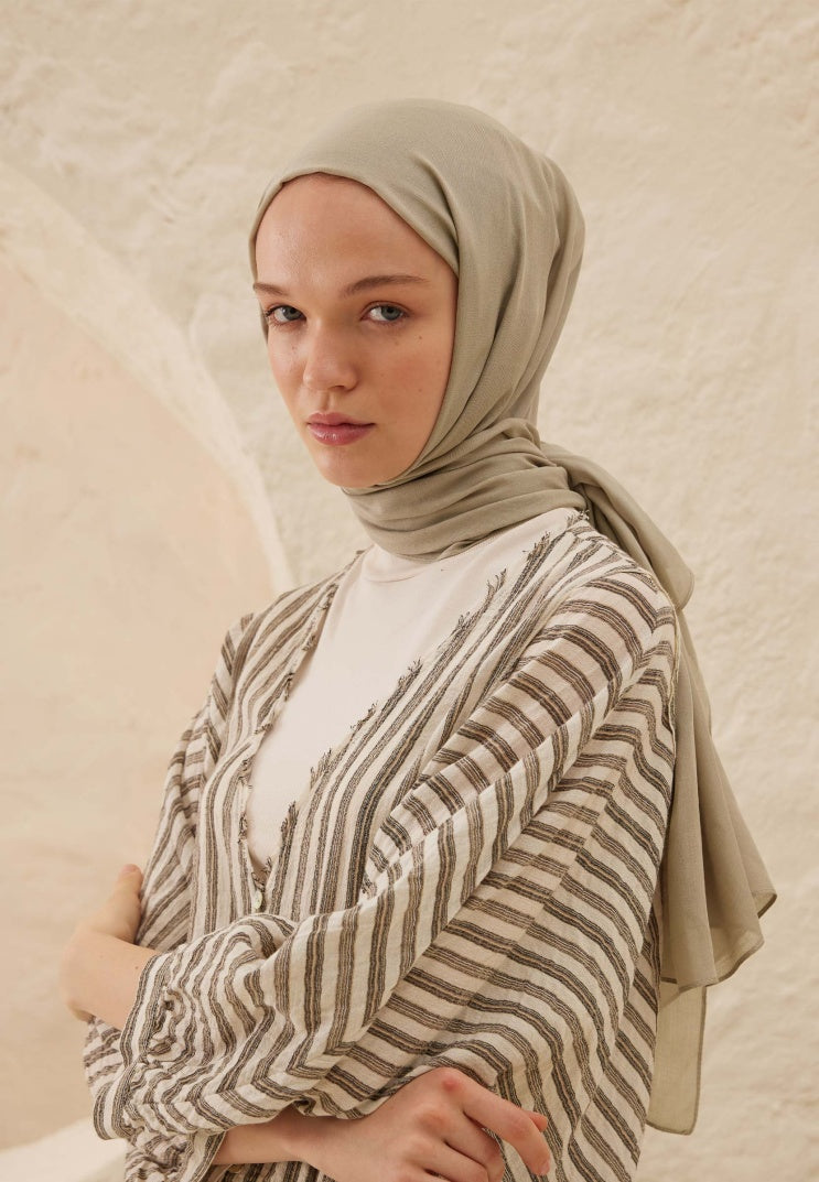 Fresh Scarf Rami Viscose Shawl Stone