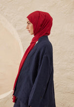 Fresh Scarf Rami Viscose Shawl Cherry