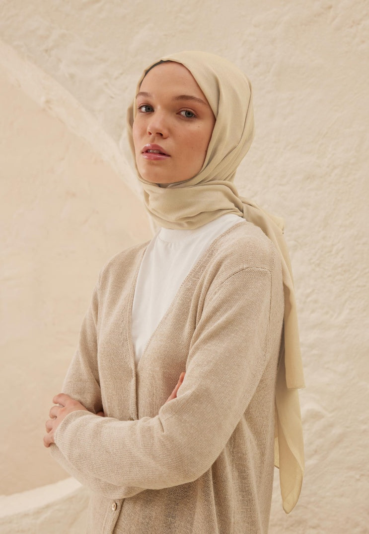 Fresh Scarf Rami Viscose Shawl Pebble