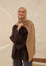 Fresh Scarf Rami Viscose Shawl Camel Hair
