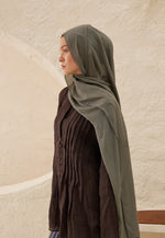 Fresh Scarf Rami Viscose Shawl Smoke