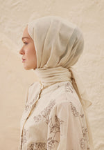 Fresh Scarf Rami Viscose Shawl Ivory