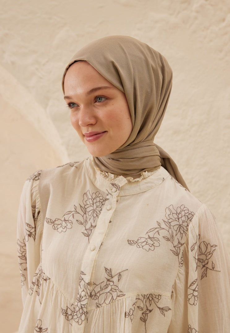 Fresh Scarf Rami Viscose Shawl Nude